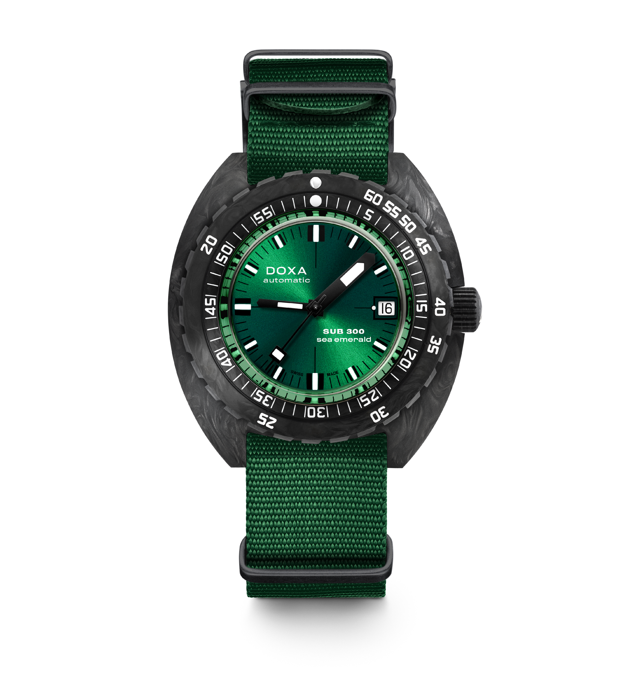 ザミオクルカス　エメラルドグリーン DOXA_SUB_300_Carbon_822_70_131