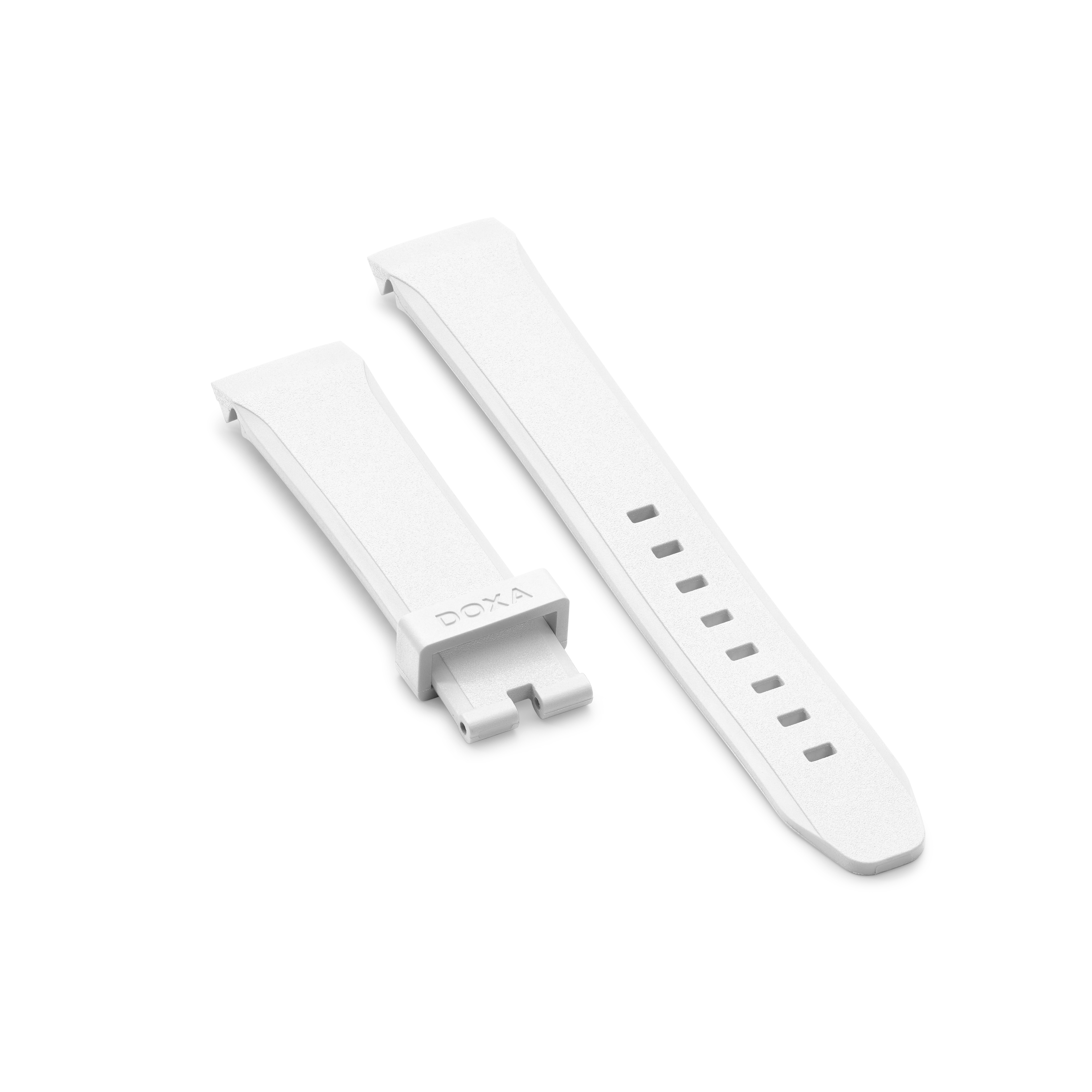 Bracelet en caoutchouc, Blanc