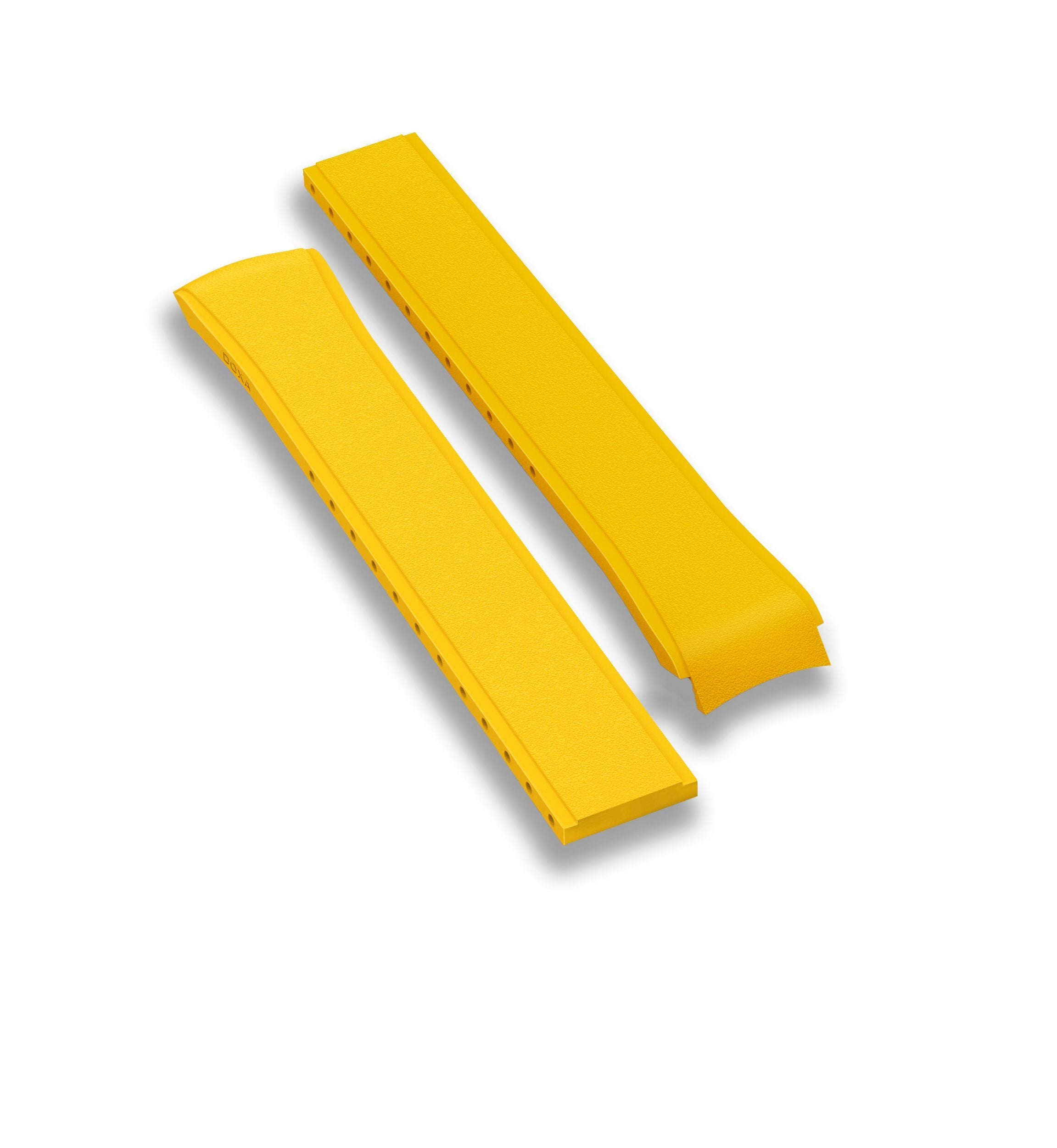 Bracelet en caoutchouc, Jaune